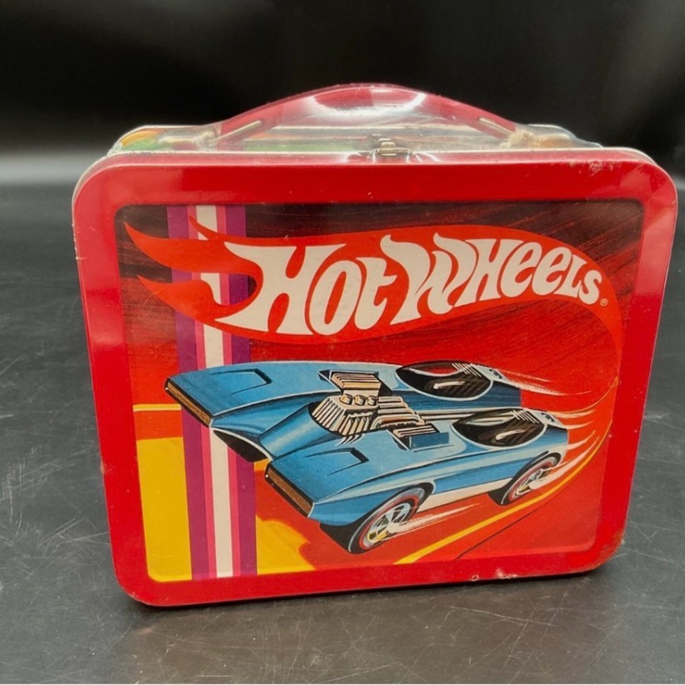 Vintage 1997 Hallmark School Days 70s Hot Wheels Lunch Box Sealed